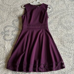 Calvin Klein plum dress